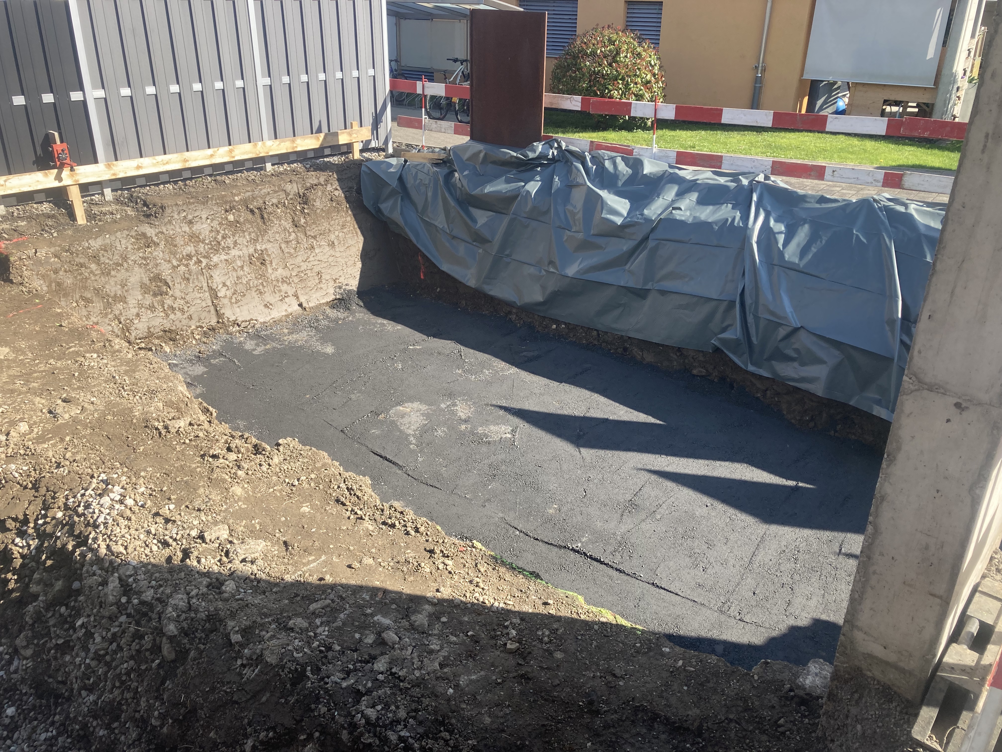 Aushub Pool, Feldstrasse 3, Grabs