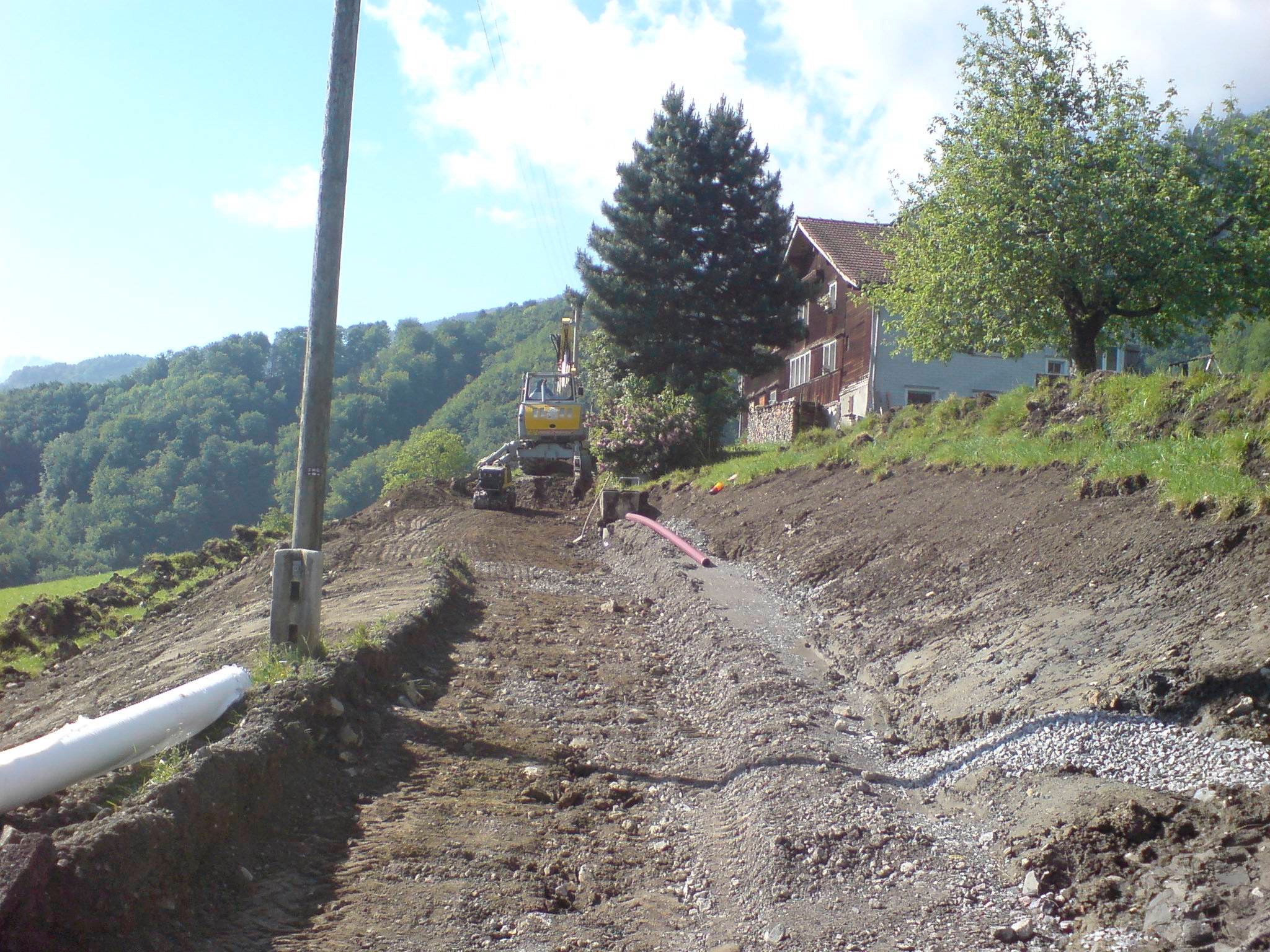 Erneuerung Amaschnustrasse, Grabserberg