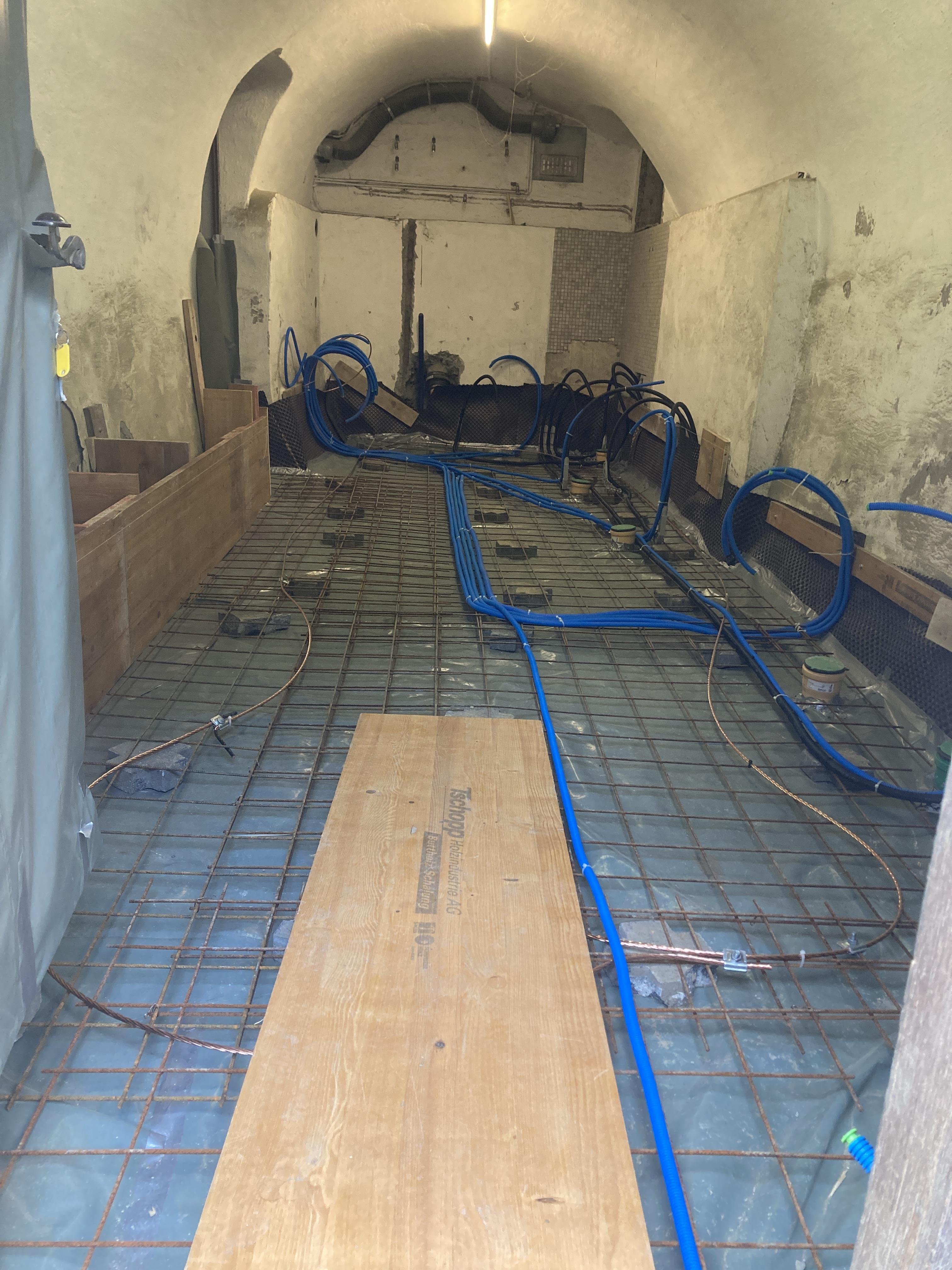 Neue WC-Anlage im Städtli 41, Werdenberg