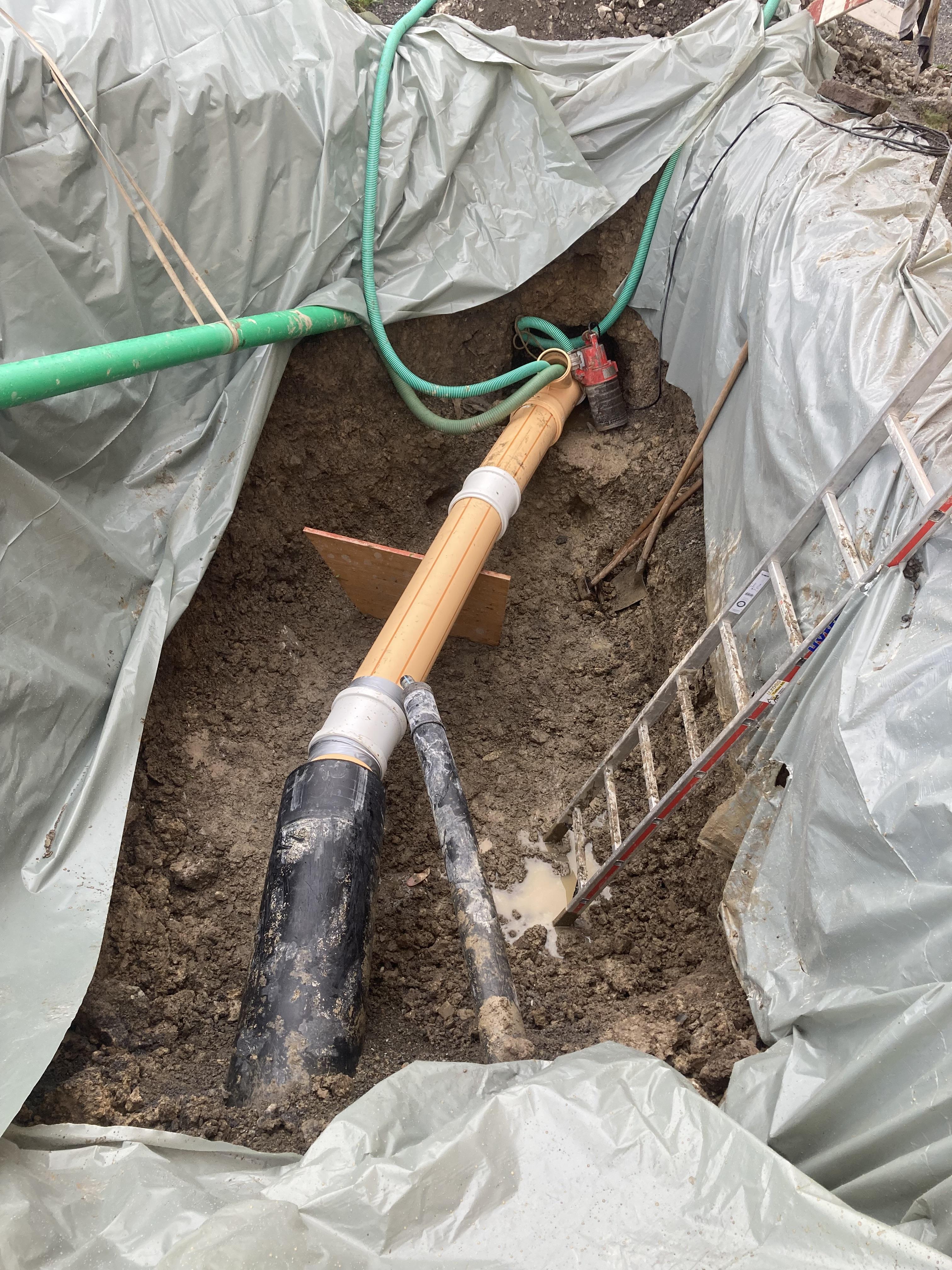 Kanalisation- und Werkleitungen