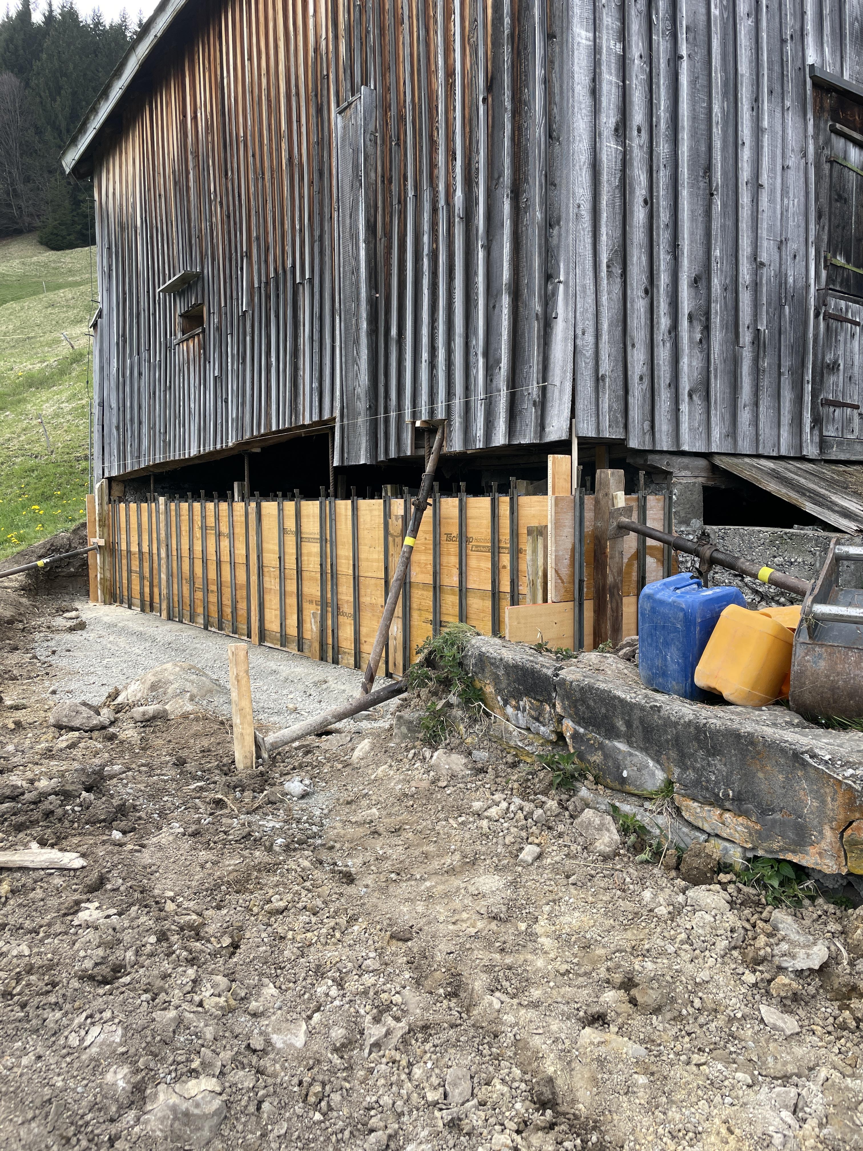 Sanierung Stall Röhrliweid, Grabserberg
