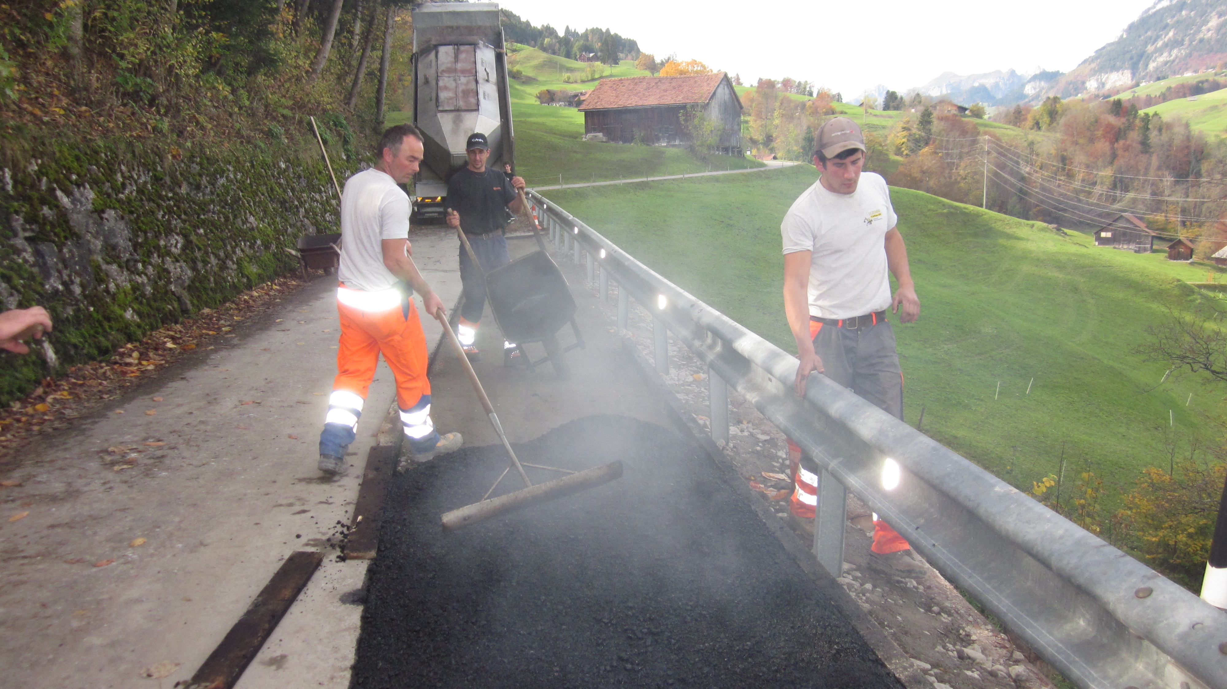 Belageinbau Buechwald, Grabserberg