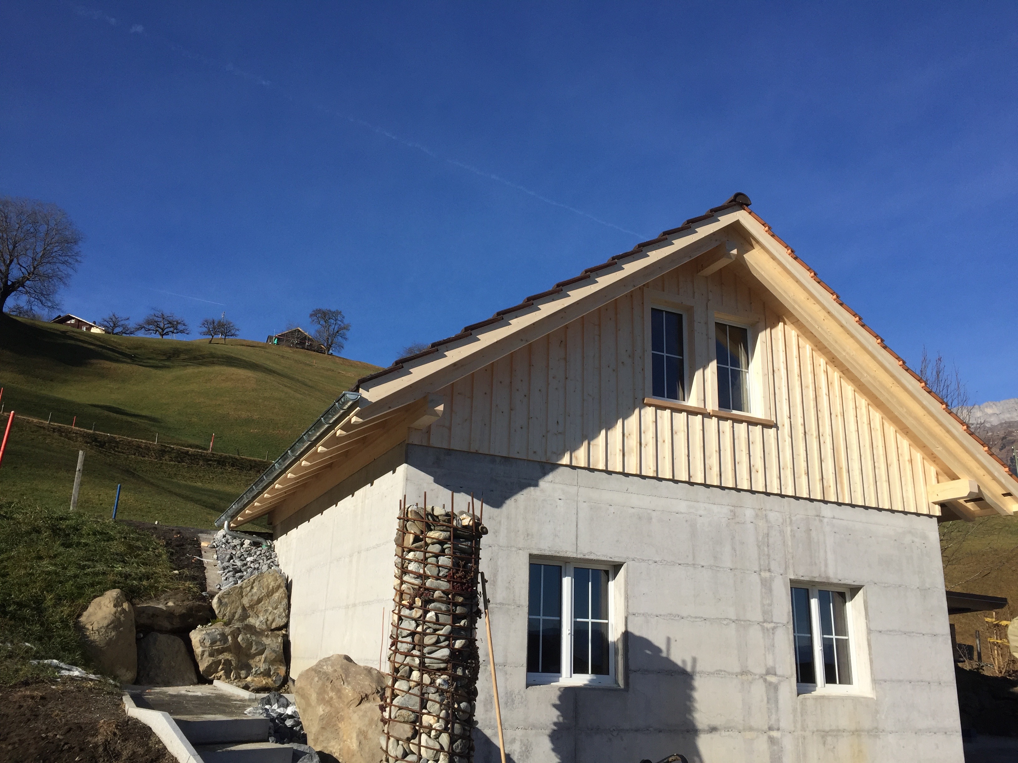 Neubau Garage Unterwis