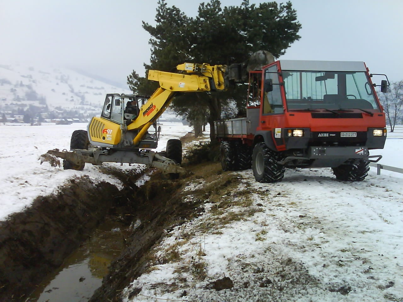 Gräben putzen, Buzifäri, Grabs