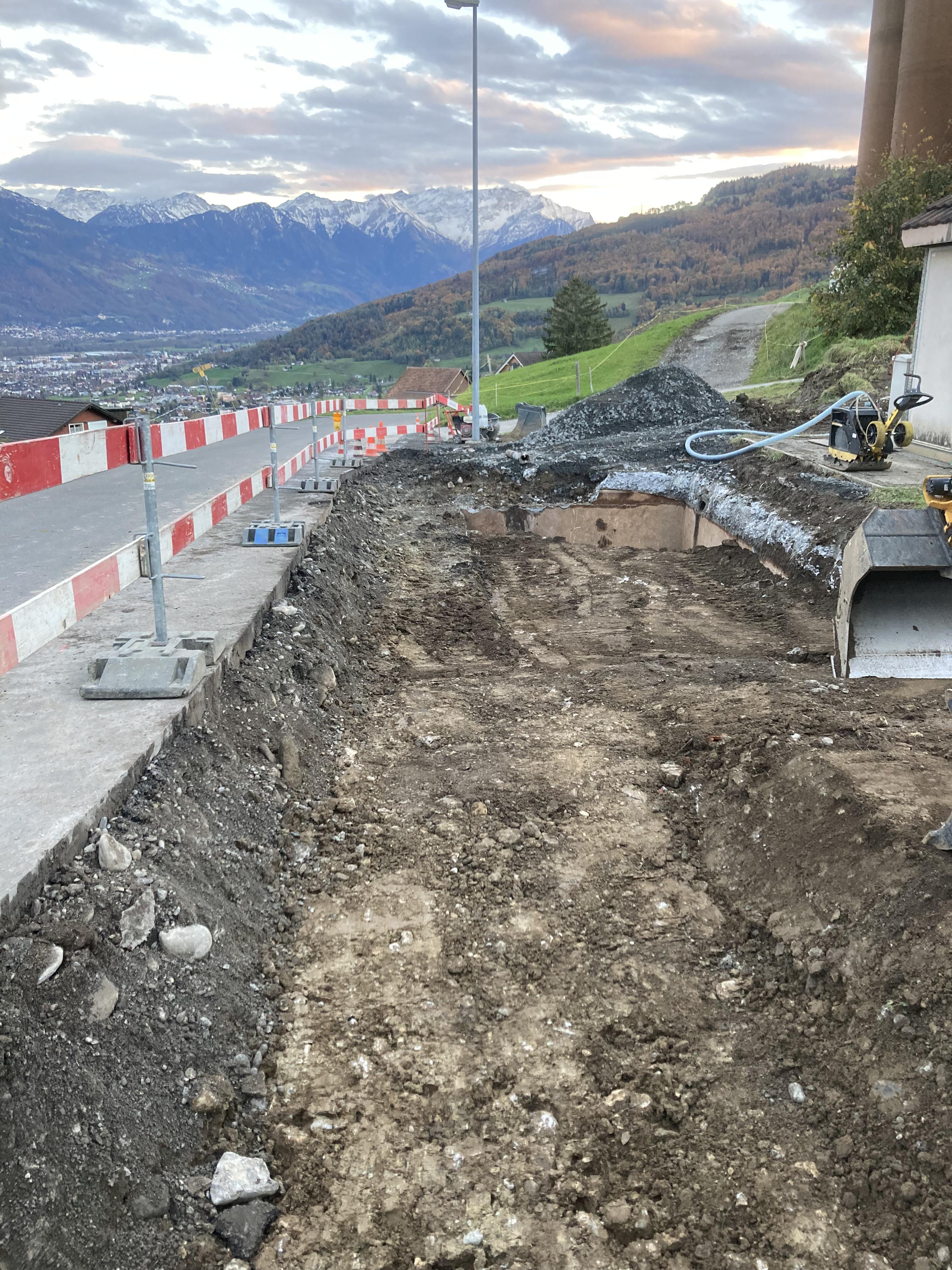 Strassenverbreiterung Forst