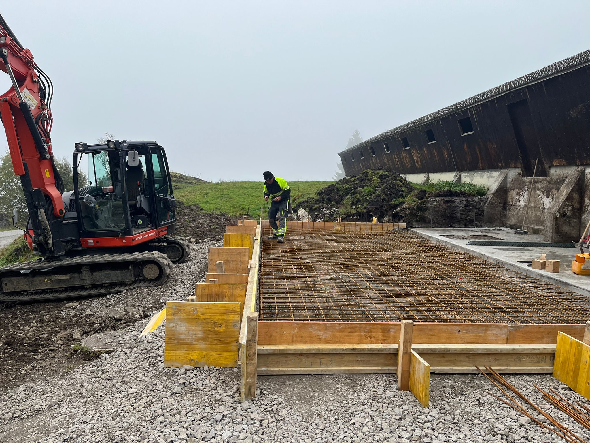 Neuerstellung Mistbett Witi, Grabserberg