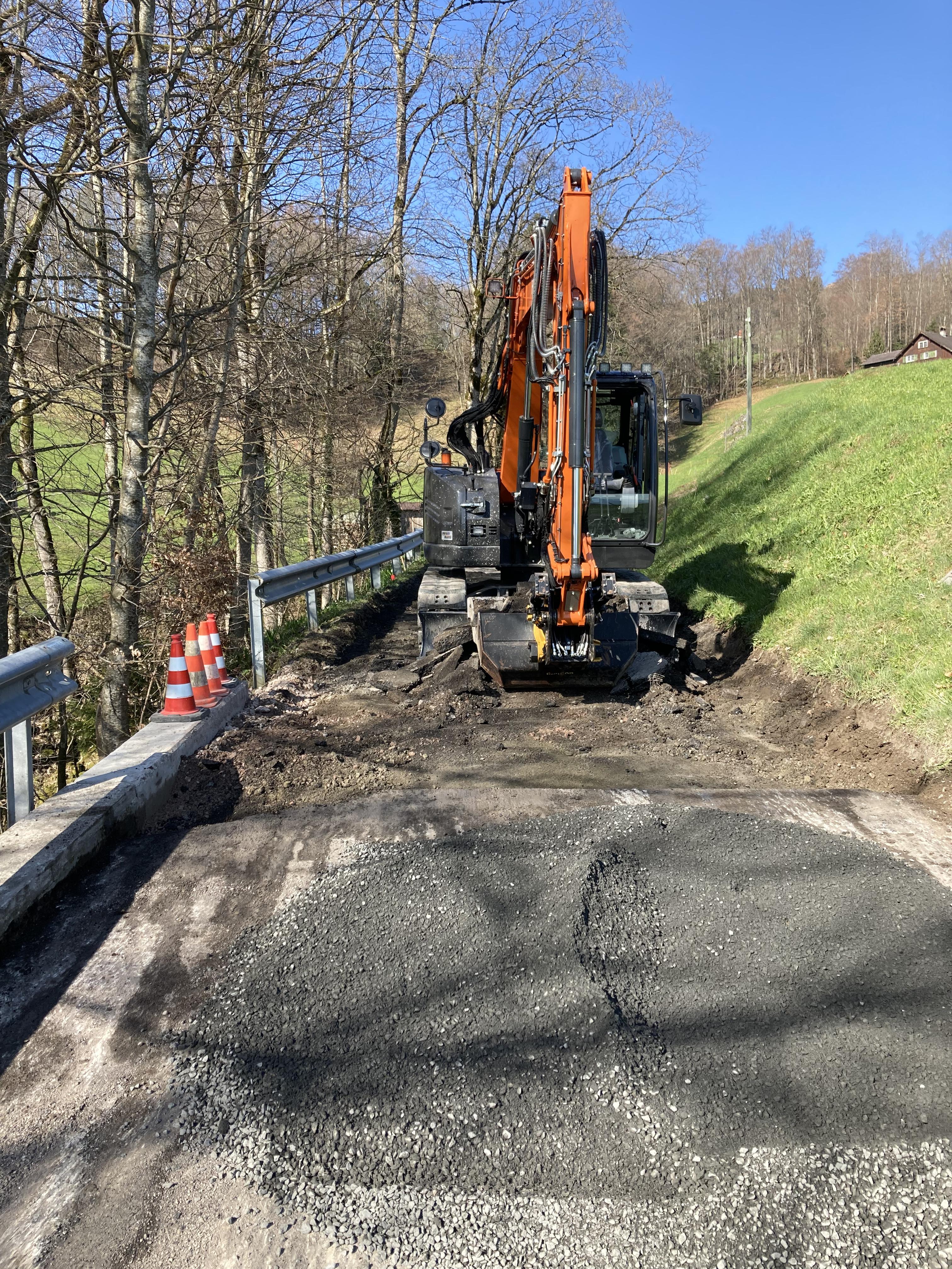 Strassenanpassung Risi-Gogen